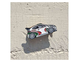 Значок Pin Toyota Yaris GR Tribute to Castrol Livery, white