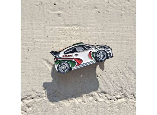 Значок Pin Toyota Yaris GR Tribute to Castrol Livery, white