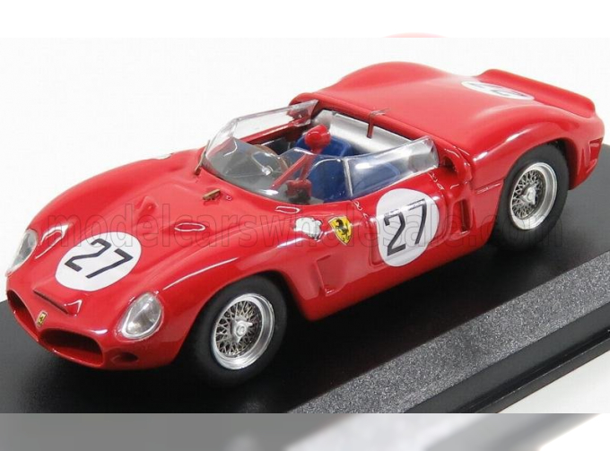 FERRARI Dino 268 Sp N27 Caracalla (1997) Vaccarella - 50th Anniversary 1st Victory Ferrari (1947), red