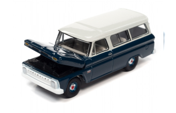 CHEVROLET Suburban (1966), Dark Blue Body With White Roof (синий с белым)