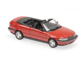 SAAB 900 Cabriolet (1995), red
