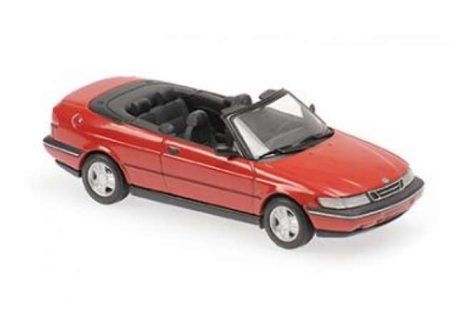 SAAB 900 Cabriolet (1995), red