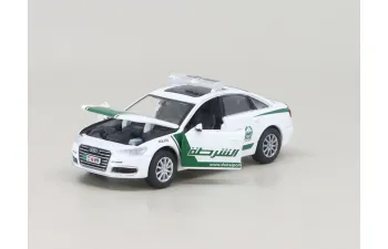 AUDI A6 Dubai Police (2009), green/white