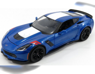 CHEVROLET Corvette Grand Sport (2017), Blue Met White