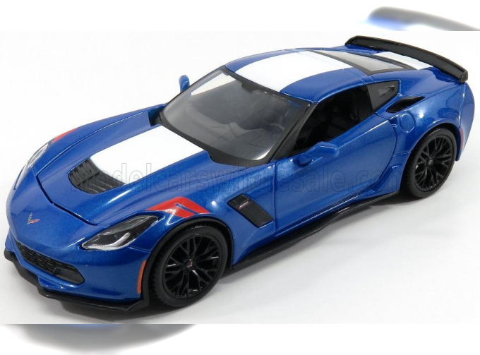 CHEVROLET Corvette Grand Sport (2017), Blue Met White