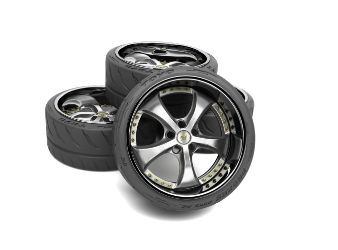 Набор дисков WORK VS-KF 18 дюймов (с покрышками)