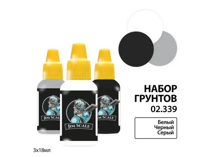Набор акриловых грунтов Jim Scale