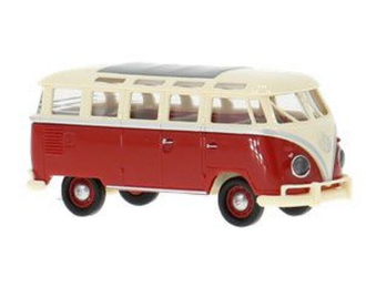 VOLKSWAGEN T1b Samba (1960), beige / red
