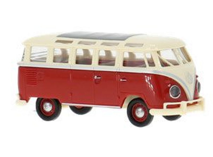VOLKSWAGEN T1b Samba (1960), beige / red