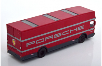 MERCEDES-BENZ O317 Race Transporter "Porsche Motorsport" (1967), Red 	MERCEDES-BENZ O317 Race Transporter "Porsche Motorsport" (1967), Red