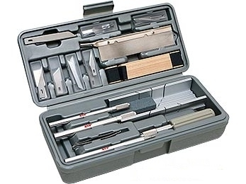 Набор ножей с цанговым зажимов, 30 предметов