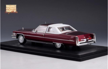 CADILLAC Coupe Deville 1974 Cranberry Metallic