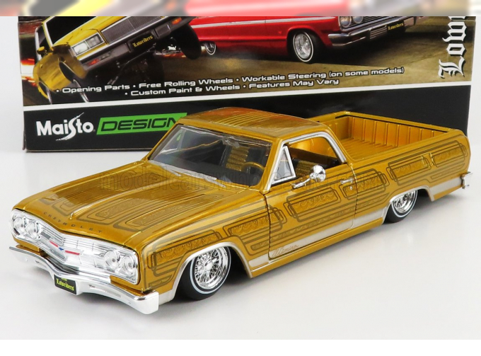 CHEVROLET El Camino Pick-up Custom (1965), Gold Met