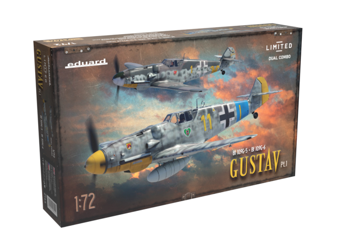 Сборная модель Limited Dual Combo Gustav Pt. 1 Bf 109 G-5 & G-6