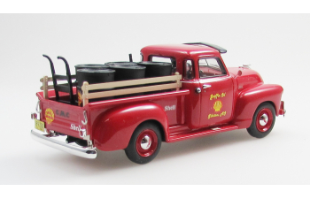 GMC Series 100 5-Window pickup (1953) - Shell gasoline delivery truck, red