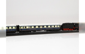 Локомотив BR 18.3 и два вагона "RHEINGOLD-EXPRESS" (Утрехт-Женева) 1928