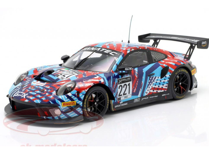 PORSCHE 911 (991 II) GT3 R №221 Test Days 24h Spa Richard Lietz, Michael Christensen, Kevin Estre (2022)