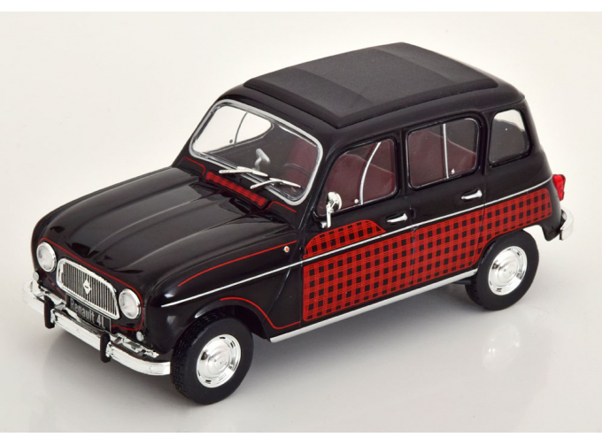 RENAULT 4L Parisienne, black red