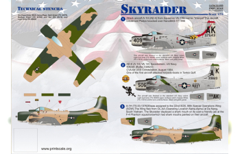 Skyraider Wet decal