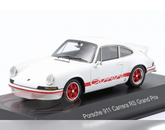 PORSCHE 911 Carrera RS 2.7, Grand Prix white / red