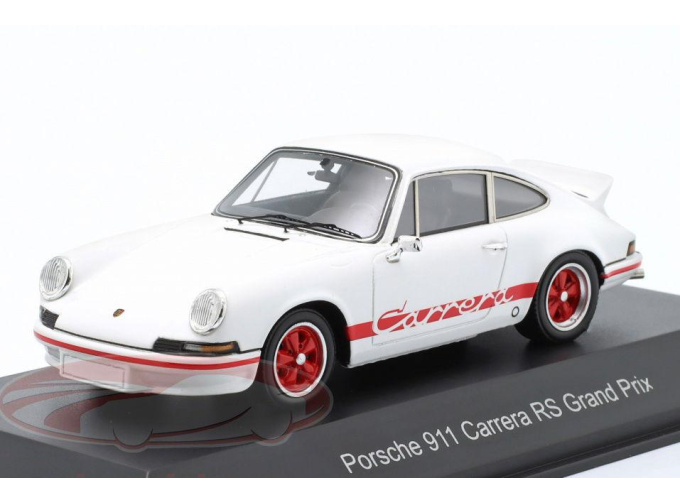 PORSCHE 911 Carrera RS 2.7, Grand Prix white / red