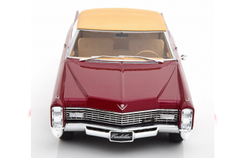 CADILLAC Deville Softtop 1967 бордовый металлик