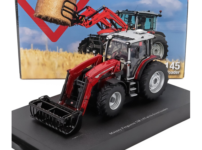 MASSEY FERGUSON 5m.145 Tractor With Fron Loader (2020, Red Black