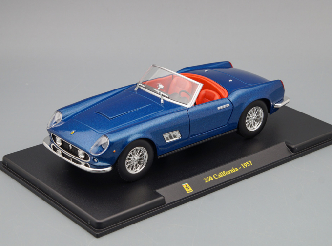 FERRARI 250 California Spider (1957) - Con Vetrina - With Showcase, blue