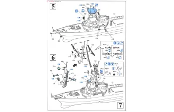 Сборная модель USS Pinckney DDG-91 Arleigh Burke Class Flight IIA Destroyer