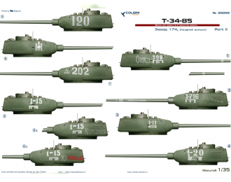Декали для T-34-85 завод 174. Часть 2