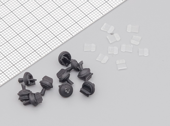 Светомаскировочная насадка (открытая) со стеклом, комплект 10 шт. (обновленный)