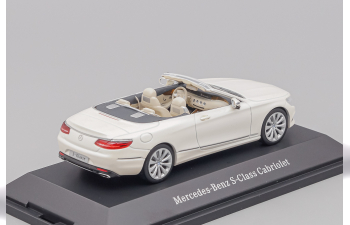 MERCEDES-BENZ S-Class Cabriolet A217, white