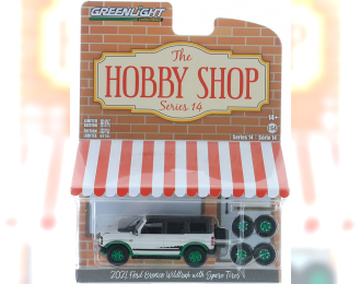 FORD Bronco Wildtrak (2021) The Hobby Shop + Spare Tires (green)