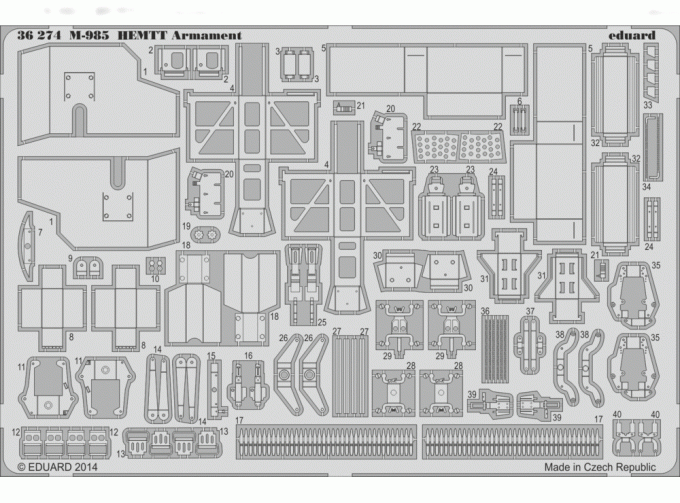 Фототравление для M-985 HEMTT Armament