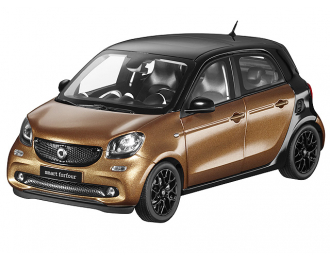 SMART ForFour Prime W453 (2014), black / hazel brown