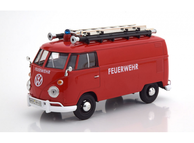 VOLKSWAGEN T1 Type 2 fire engine, red