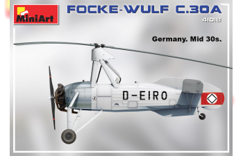 Сборная модель Разведывательный Автожир Focke Wulf FW C.30A “Heuschrecke” Позднего Производства