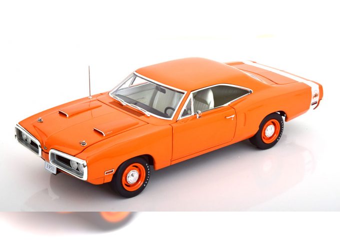 DODGE Coronet Super Bee Go Mango (1970), orange white