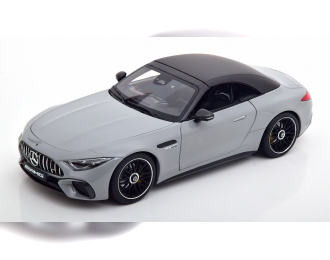 MERCEDES-BENZ AMG SL 63 4Matic+ (R232) with removable Softtop, grey