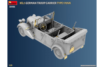 Сборная модель MERCEDES-BENZ 170vk German Military Troop Carrier 1936