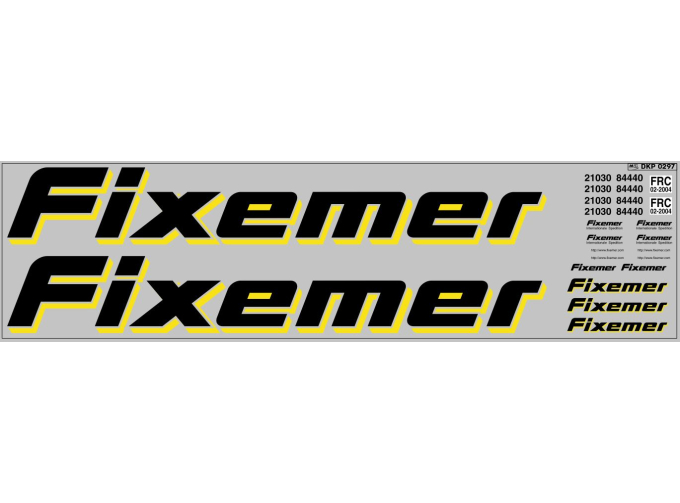 Декаль FIXEMER