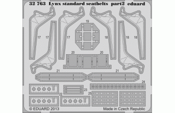 Цветное Фототравление для Lynx Mk.88 seatbelts