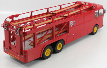 FIAT Bartoletti 306/2 3-assi Truck Team Jcb Racing Team Ferrari Car Transporter (1962), red