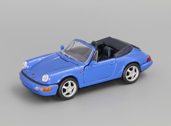 PORSCHE 911 Carrera Cabrio (1991), blue