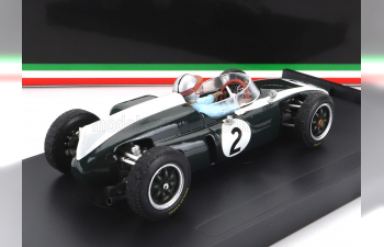 COOPER F1 T53 N 2 British Gp 1960 B.mclaren - With Driver Figure, Green White