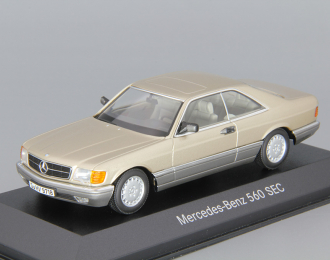 MERCEDES-BENZ 560SEC (W126), champaign / grey