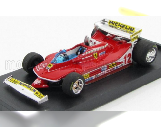 FERRARI F1 312t4 N 12 Prove Ala Posteriore Ovest Usa Gp (1979) Gilles Villeneuve, red