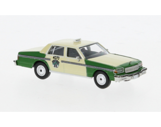 CHEVROLET Caprice Chicago Cab (1987), green/beige