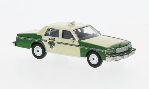 CHEVROLET Caprice Chicago Cab (1987), green/beige