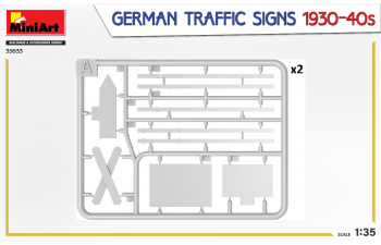 Сборная модель Дорожные знаки. Германия 1930-40-х гг.